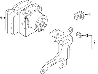 Foto de Conjunto hidrulico de frenos ABS Original para Hyundai Elantra Coupe 2014 2013 Hyundai Elantra 2014 2015 Marca HYUNDAI Nmero de Parte 589203X690