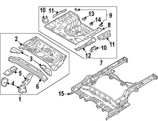 Foto de Bandeja de Piso Original para Hyundai Elantra Coupe 2014 2013 Marca HYUNDAI N�mero de Parte 655203X000