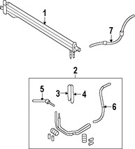 Foto de Manguera de Enfriado de Aceite Transmisin Automtica Original para Kia Sedona Hyundai Entourage Marca HYUNDAI Nmero de Parte 254704D900