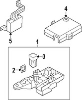 Foto de Fusible Original para Kia Sedona Kia Sportage Kia Rondo Kia Optima Hyundai Genesis Hyundai Equus Marca HYUNDAI N�mero de Parte 1898004825