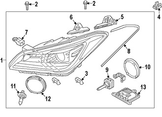 Foto de Balasta Faro de Xenon Original para Hyundai Genesis 2015 2016 2014 Hyundai Elantra 2017 Kia  2017 Marca HYUNDAI N�mero de Parte 92190B1110