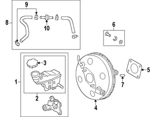 Foto de Depsito del Cilindro Maestro del Freno Original para Hyundai Veloster 2012 2013 2014 2015 2016 2017 Marca HYUNDAI Nmero de Parte 585112V100