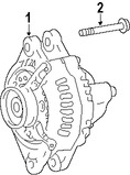 Foto de Alternador Original para Kia Hyundai Marca HYUNDAI Nmero de Parte 373003C125