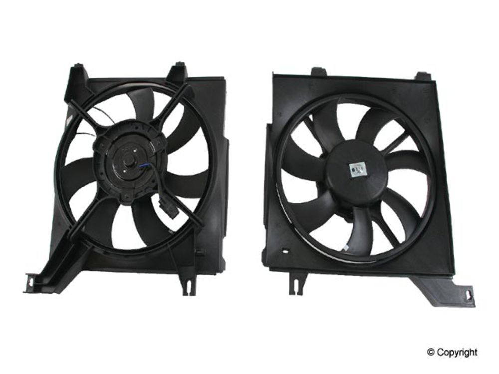 Foto de Montura de ventilador de enfriado de motor para Hyundai Elantra 2000 2001 2002 2003 2004 2005 2006 Marca IMC N�mero de Parte #902 23035 758
