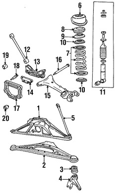 Foto de Muelle Helicoidal Original para Jaguar XJR Jaguar Vanden Plas Jaguar XJ8 Jaguar XK8 Jaguar XKR Jaguar S-Type Marca JAGUAR Nmero de Parte JLM12342