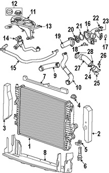 Foto de Manguera Bypass de refrigerante Original para Jaguar Marca JAGUAR Nmero de Parte AJ811638