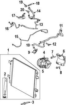 Foto de Manguera de succin Refrigerante Aire Acondicionad Original para Jaguar Super V8 Jaguar XJ8 Jaguar XJR Jaguar XK8 Jaguar XKR Marca JAGUAR Nmero de Parte C2C29858