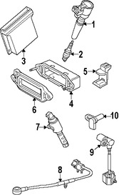 Foto de Sensor de posicin del rbol de levas Original para Jaguar Marca JAGUAR Nmero de Parte AJ84290