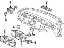 Foto de Panel de Instrumentos Original para Jaguar Vanden Plas Jaguar XJ8 Jaguar XJR Jaguar Super V8 Marca JAGUAR Nmero de Parte C2C37031