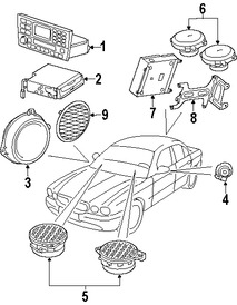 Foto de Altavoz Original para Jaguar Marca JAGUAR N�mero de Parte C2C21747