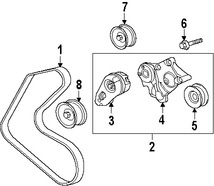Foto de Rodillo Tensor Original para Jaguar Marca JAGUAR N�mero de Parte C2D21152