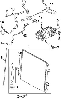 Foto de Manguera Descarga Refrigerante Aire Acondicionado Original para Jaguar XJR Jaguar XJ Marca JAGUAR Nmero de Parte C2D26088