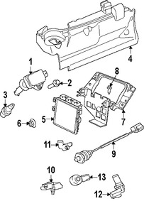 Foto de Sensor de posicin del rbol de levas Original para Jaguar Marca JAGUAR Nmero de Parte AJ811224