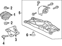 Foto de Montura de Transmisin Automtica Original para Jaguar XJ Jaguar XF Jaguar XJR Jaguar XFR Jaguar XFR-S Marca JAGUAR Nmero de Parte C2D41711