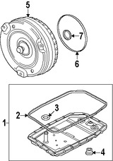 Foto de Convertidor de Torque Original para Jaguar XJ Jaguar XF Marca JAGUAR Nmero de Parte JDE36538