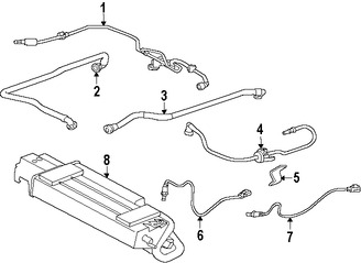 Foto de Solenoide de Purga del Canister Original para Jaguar Marca JAGUAR Nmero de Parte AJ811695