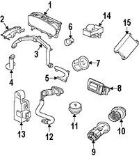 Foto de Interruptor de encendido Original para Jaguar XJR Jaguar XJ Marca JAGUAR N�mero de Parte C2D28139