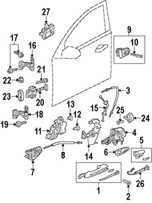 Foto de Freno de puerta Original para Jaguar XJ Jaguar XJR Marca JAGUAR N�mero de Parte C2D26922