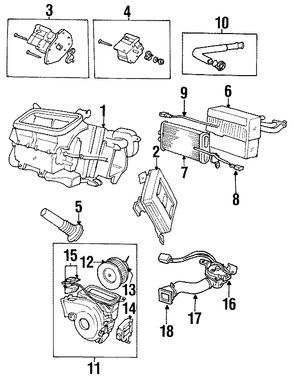 Foto de Rueda del Motor de Ventilador Original para Jaguar XK8 Jaguar XKR Jaguar Vanden Plas Jaguar XJ8 Jaguar XJR Marca JAGUAR Nmero de Parte JLM12433