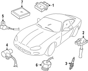 Foto de Sensor de posicin del rbol de levas Original para Jaguar Marca JAGUAR Nmero de Parte LRA1646BC