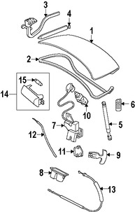 Foto de Tapa del maletero Original para Jaguar S-Type 2005 2006 2007 2008 Marca JAGUAR N�mero de Parte XR854127