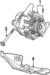 Foto de Tornillo del Alternador Original para Jaguar S-Type Jaguar XF Marca JAGUAR Nmero de Parte C2S26062