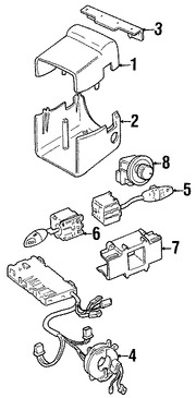 Foto de Interruptor Combinado Original para Jaguar Marca JAGUAR Nmero de Parte XR855434