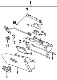 Foto de Interruptor Liberador de Bal Original para Jaguar S-Type Marca JAGUAR Nmero de Parte XR82113