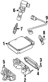 Foto de Computadora del Motor Original para Jaguar X-Type 2008 2007 Marca JAGUAR Nmero de Parte C2S50625