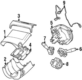 Foto de Interruptor Combinado Original para Jaguar X-Type Marca JAGUAR Nmero de Parte C2S23796