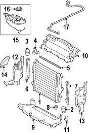 Foto de Tapa del Tanque de recuperacin de Refrigerante Original para Jaguar Marca JAGUAR Nmero de Parte C2P20325