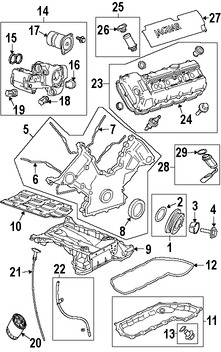 Foto de Empacadura del Tapon de drenaje de aceite Original para Jaguar XK Jaguar XKR Jaguar Super V8 Jaguar XJ8 Jaguar XJR Jaguar XK8 Marca JAGUAR Nmero de Parte AJ83017