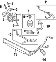 Foto de Deposito Liquido Hidraulico Direccion Asistida Original para Jaguar XK Jaguar XKR Jaguar XKR-S Marca JAGUAR Nmero de Parte C2P17387