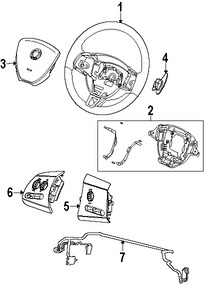 Foto de Interruptor Control de Crucero Original para Jaguar XK Jaguar XKR Jaguar XKR-S Marca JAGUAR Nmero de Parte C2P16121