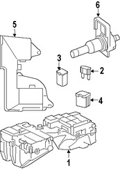 Foto de Caja de Fusibles Original para Jaguar XF Jaguar XFR Jaguar XFR-S Marca JAGUAR Nmero de Parte C2Z32178