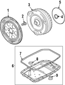 Foto de Carter Transmisin Automtica Original para Jaguar Marca JAGUAR Nmero de Parte JDE36541