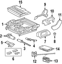 Foto de Panel lateral de Asiento Original para Jaguar XF Jaguar XFR Jaguar XFR-S Marca JAGUAR N�mero de Parte C2C36059NED