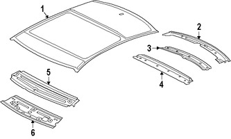 Foto de Panel de Techo Original para Jaguar XF 2016 2017 Marca JAGUAR Nmero de Parte T2H19165