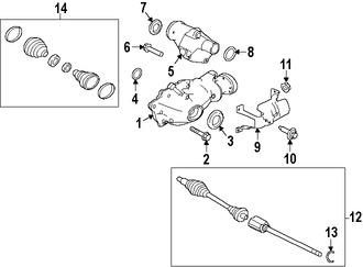 Foto de Juego Bota para Junta Homocinetica Original para Jaguar F-Type 2016 2017 Jaguar  2017 Marca JAGUAR Nmero de Parte T2R20041