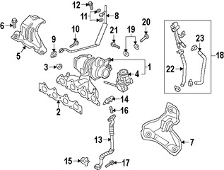 Foto de Empacadura de M�ltiple de Escape Original para Hyundai  Kia Marca KIA N�mero de Parte 285212B700