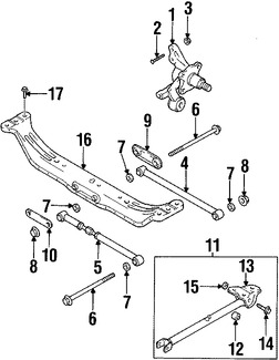 Foto de Buje del Mu�on de Suspensi�n Original para Hyundai Elantra Hyundai Tiburon Hyundai Tucson Kia Sportage Marca KIA N�mero de Parte 5511629000