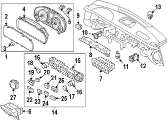 Foto de Bombilla de Panel de Instrumentos Original para Hyundai Equus Hyundai Tucson Kia Amanti Kia Sedona Marca KIA N�mero de Parte 9436926020