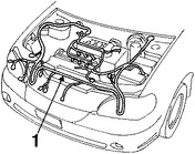Foto de Arn�s de Cables del Motor Original para Kia Sedona 2005 Marca KIA N�mero de Parte 6K5Y267010B