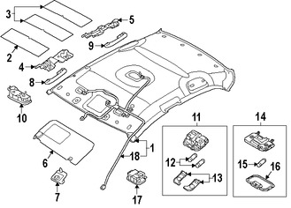 Foto de Barra Interior para agarrarse Original para Kia Rio 2012 2013 2014 2015 2016 2017 Marca KIA N�mero de Parte 853401W151HCS
