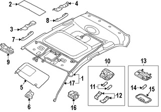 Foto de Barra Interior para agarrarse Original para Kia Rio 2012 2013 2014 2015 2016 2017 Marca KIA N�mero de Parte 853401W151DCM