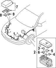 Foto de Rel� de Corriente Accesorios Original para Kia Amanti Kia Rondo Marca KIA N�mero de Parte 9523038000