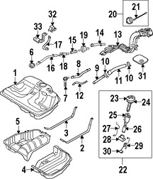 Foto de Escudo de Tanque de Combustible Original para Kia Amanti 2004 2005 2006 2007 2008 2009 Marca KIA N�mero de Parte 312203F650