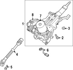 Foto de Columna de Direccion Original para Kia Cadenza 2014 2015 2016 Marca KIA N�mero de Parte 563103R461