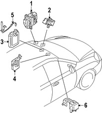 Foto de M�dulo de Control de la carrocer�a Original para Kia Rondo 2009 2010 Marca KIA N�mero de Parte 954001D251