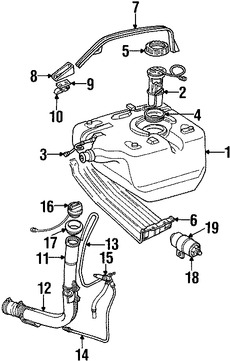 Foto de Anillo de Cierre del Tanque de Combustible Original para Land Rover Discovery Land Rover Range Rover Land Rover Freelander Marca LAND ROVER Nmero de Parte ESR3808